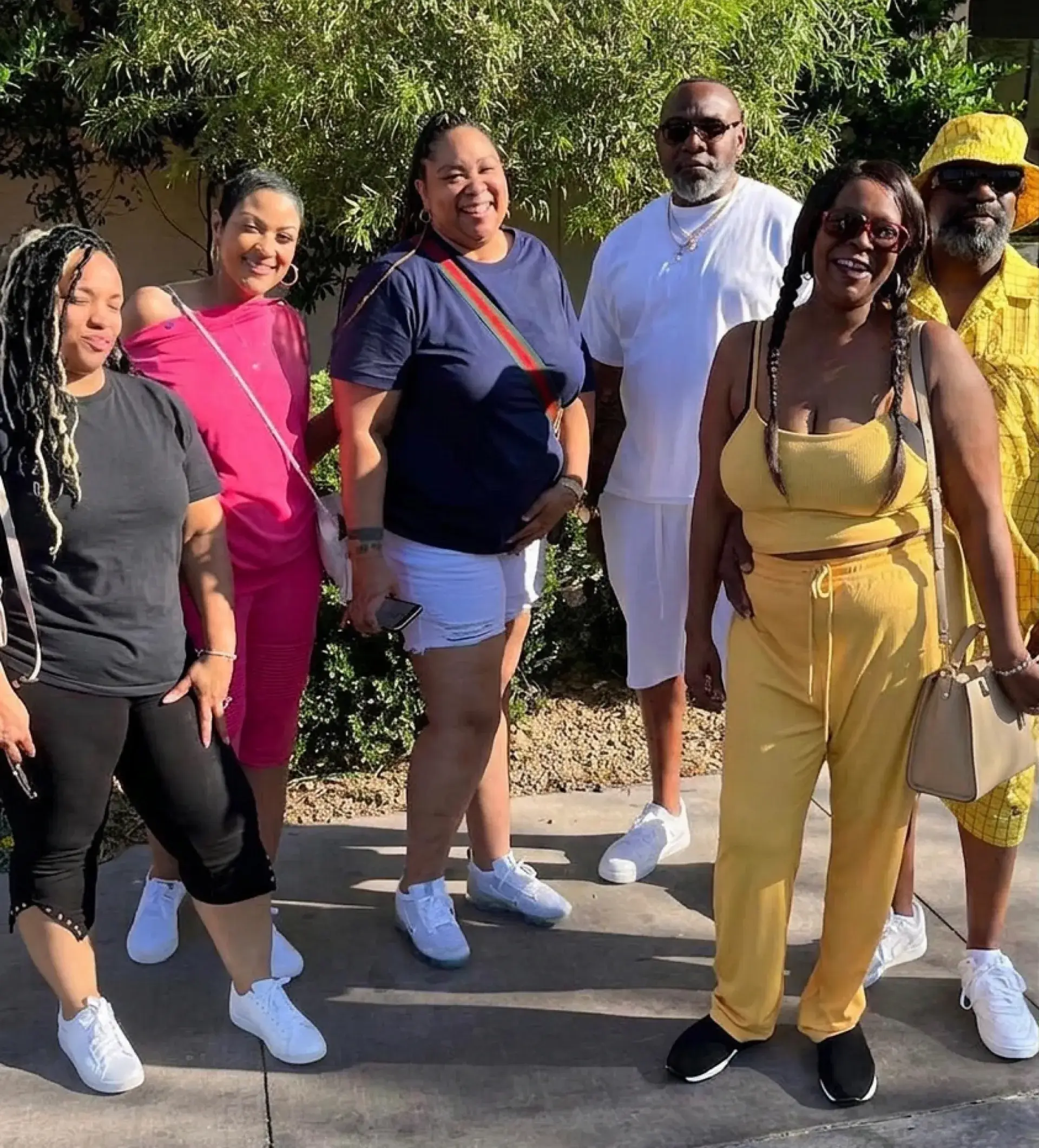 A group of friends gathered together at The Grandview at Las Vegas