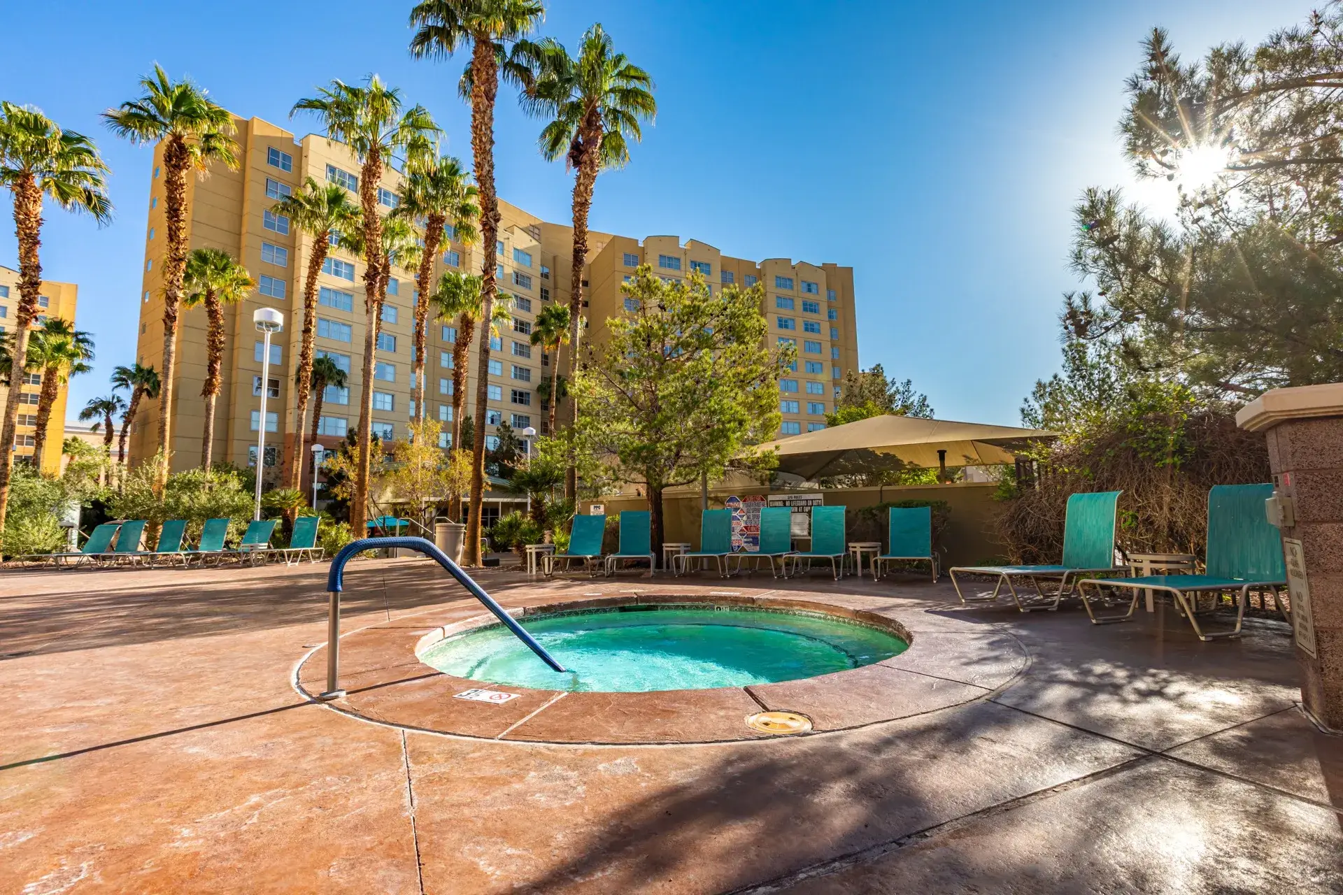 Hot tub at the Main Pool