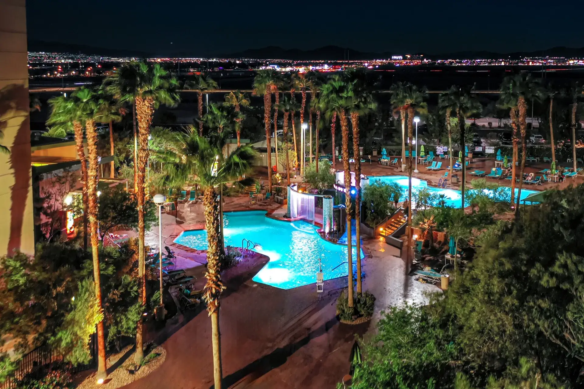 Aerial view of the Main Pool