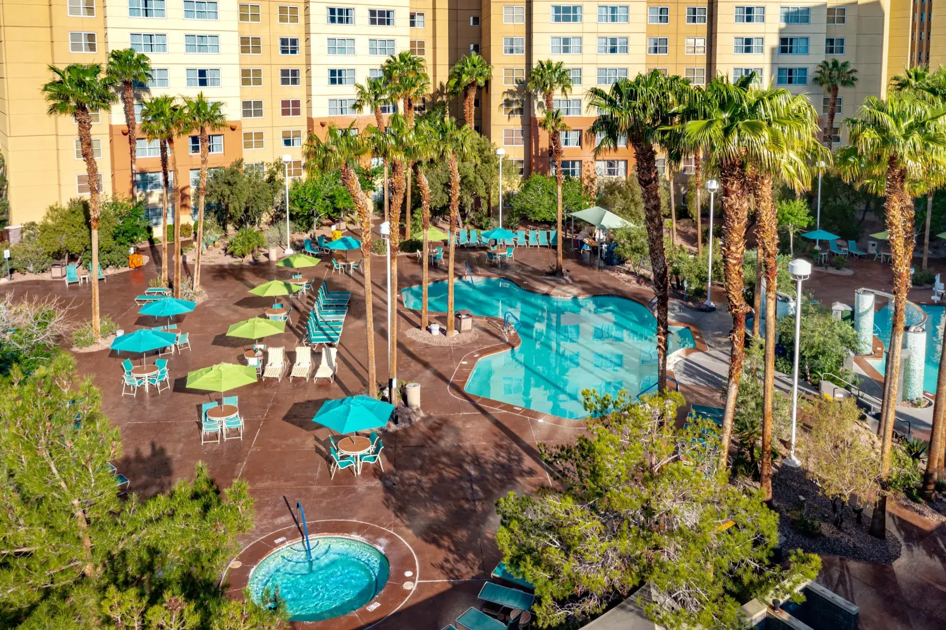 Aerial view of the Main Pool