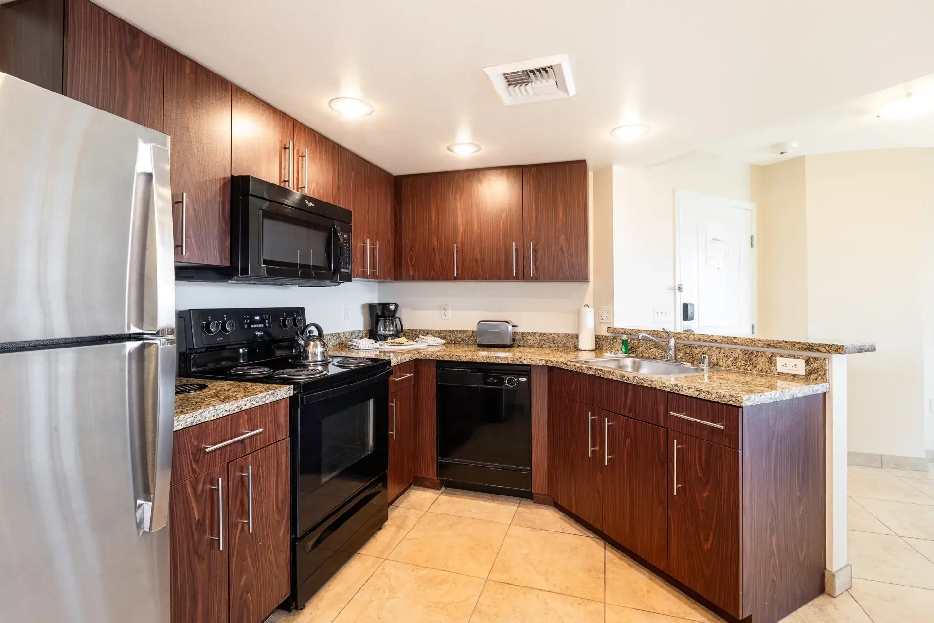 A suite kitchen